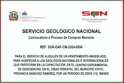 Convocatoria a Proceso de Compras Menores REF: SGN-DAF-CM-2024-0004