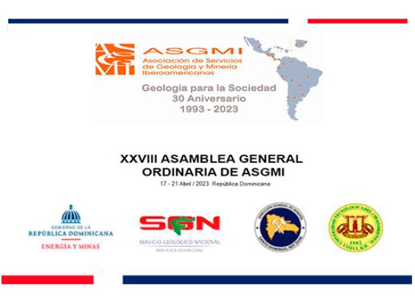 XXVIII Asamblea Ordinaria de la Asociación de Servicio de Geología y Minería de Iberoamérica (ASGMI)
